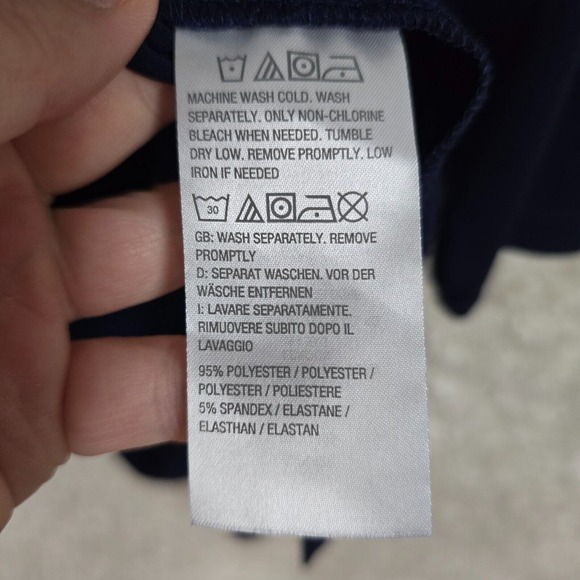 Susan Graver Top Women 4X Tunic Blue Liquid‎ Knit 3/4 Sleeve Mature Career - Picture 5 of 11